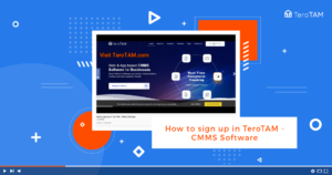 How To Sign Up In TeroTAM CMMS Software