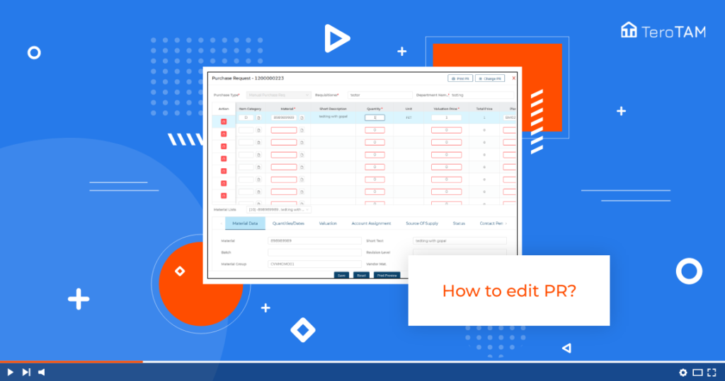 How to edit PR