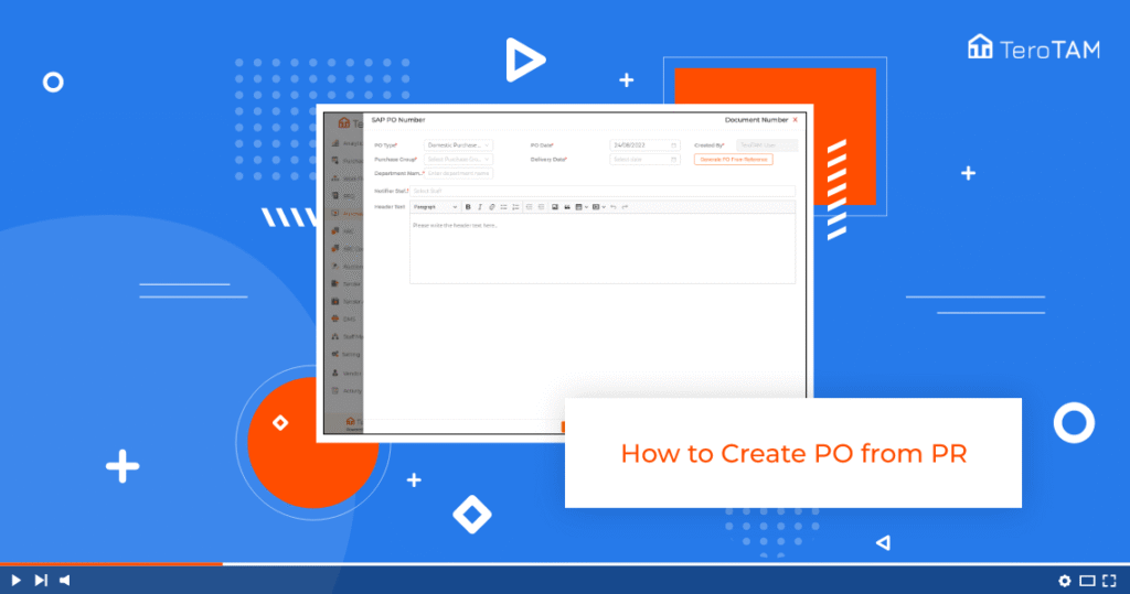 How to Create Purchase Order from Purchase Request