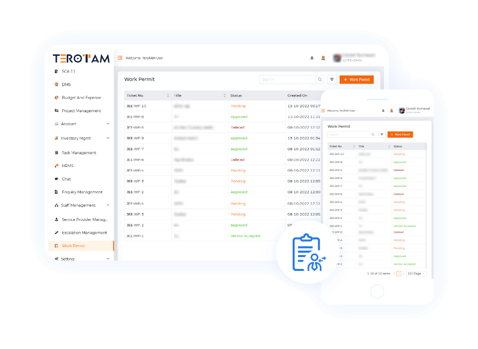 Manage your work permit in a Palm-easy way with Smartphone