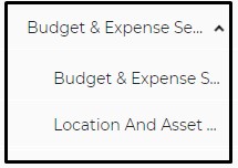 Figure 3.2: Setting>> Budget and Expense