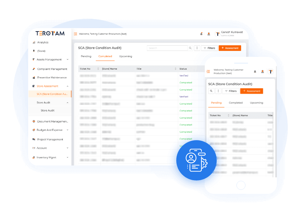 Manage your SCA in Palm easy way with Smartphone