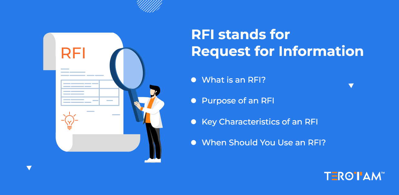 What is the Differences Between RFI, RFQ, RFP, and RFT - TeroTAM