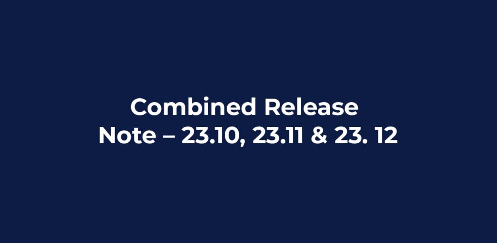 Product Release