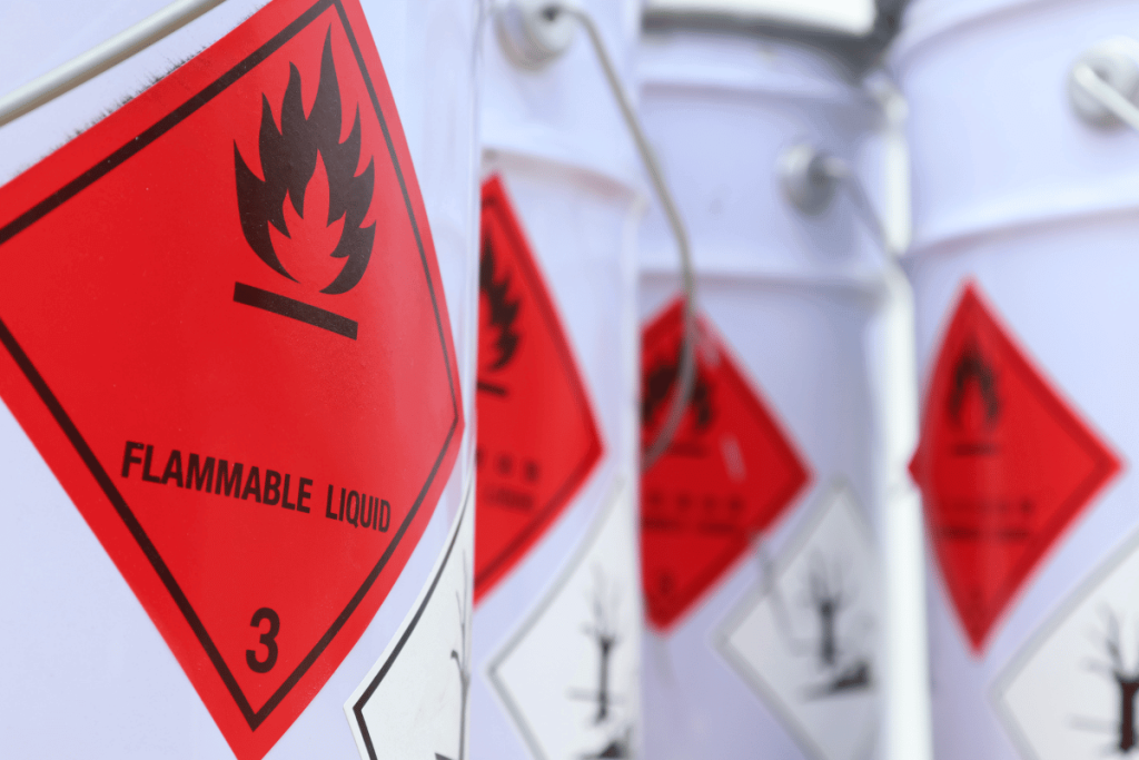 Avoid Flammable Materials