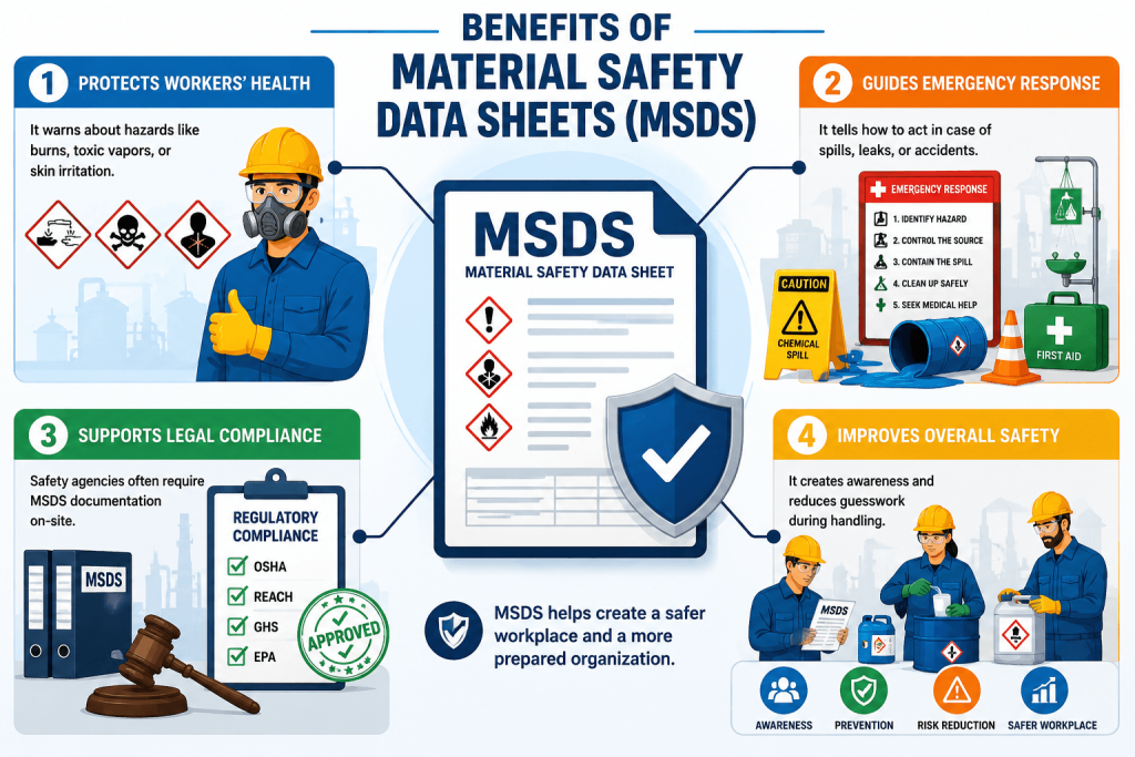 MSDS important for workplaces