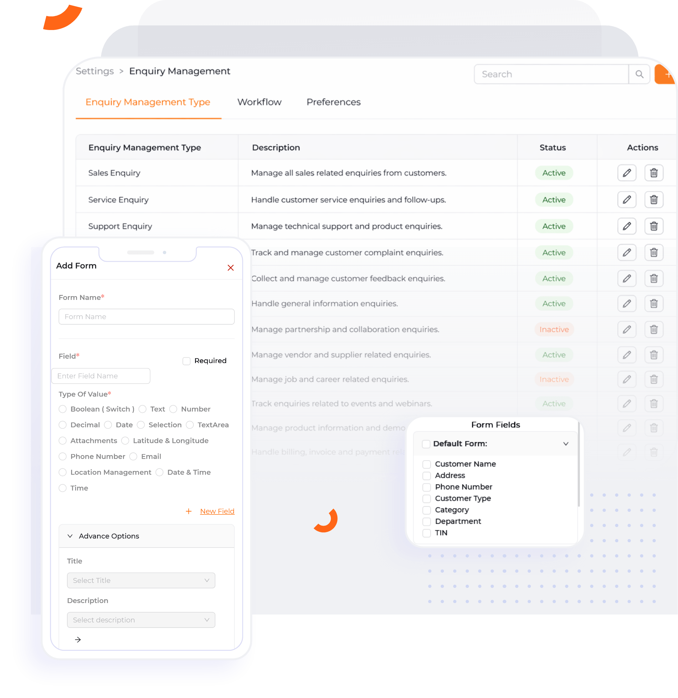 Manage Your Enquiries In Palm Easy Way With Smartphone 1