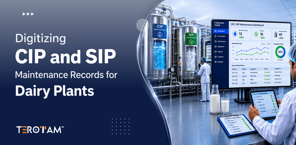 Digitizing CIP and SIP Maintenance Records for Dairy Plants